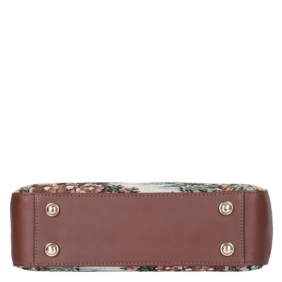 Women's Botanical Design Tapestry Fabric Hobo Bag|Shoulder Sling bag, Purse - Picture 6 of 8